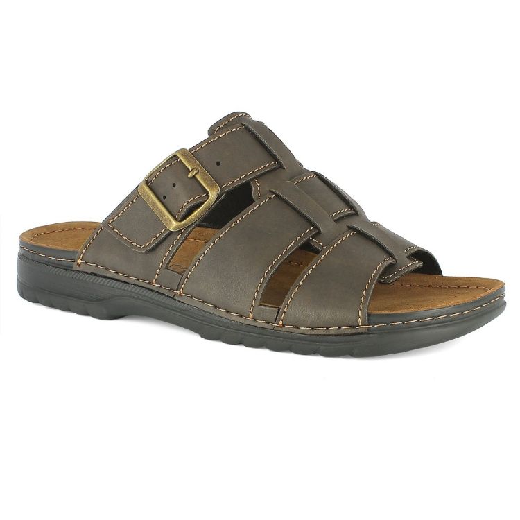 Picture of Multi-strap adjustable men's slippers - 3525