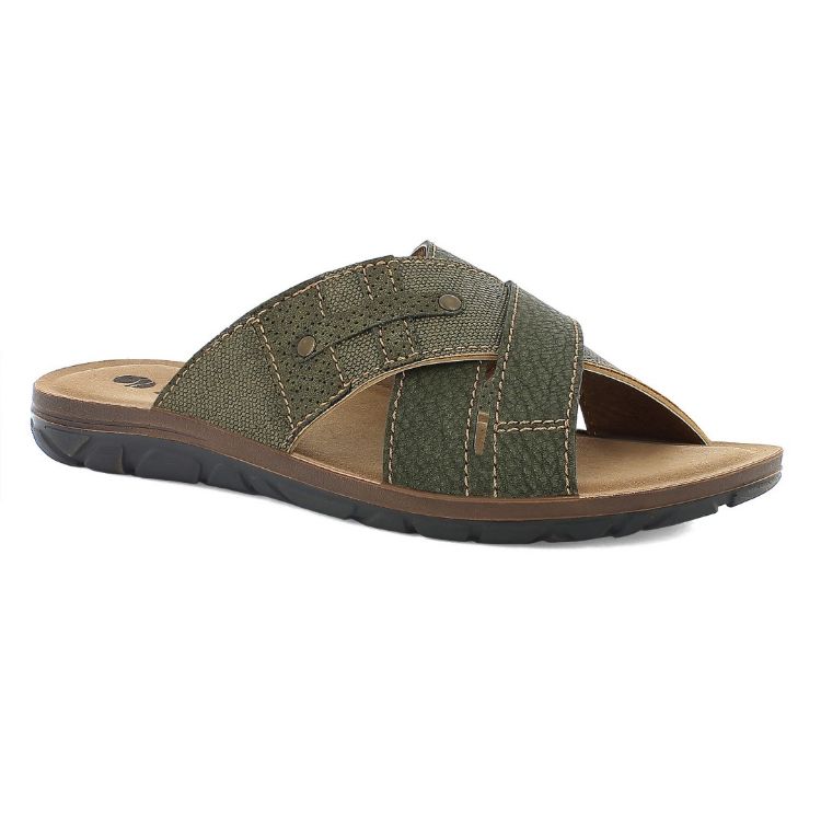 Immagine di CIABATTE DA UOMO A FASCIA INCROCIATA - VT09