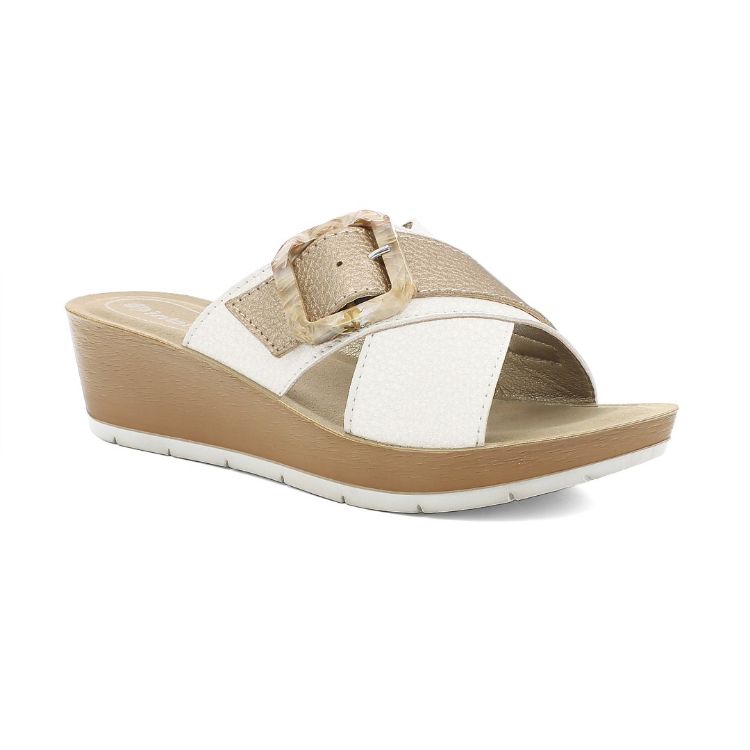 Immagine di ZEPPE FASCIA INCROCIATA BICOLORE - RN28