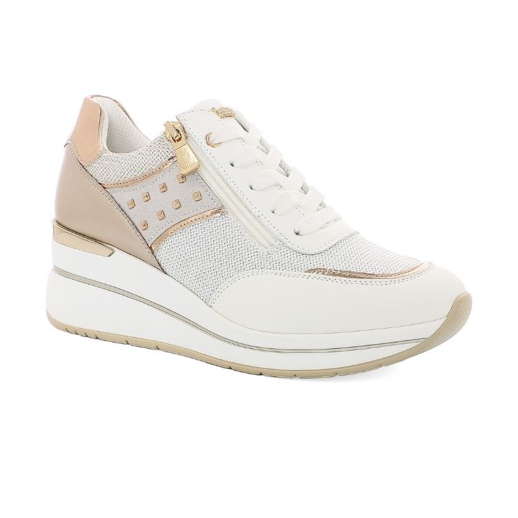 Picture of Sneakers with a wedge sole and rhinestones - in486