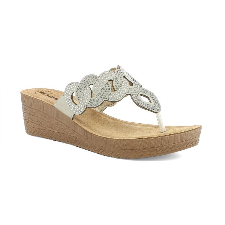 Immagine di INFRADITO CON ZEPPA E STRASS - GO20