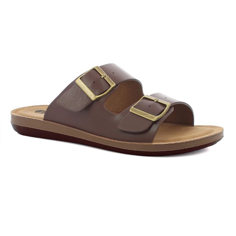 Picture of Men's double buckle sports slippers - da27