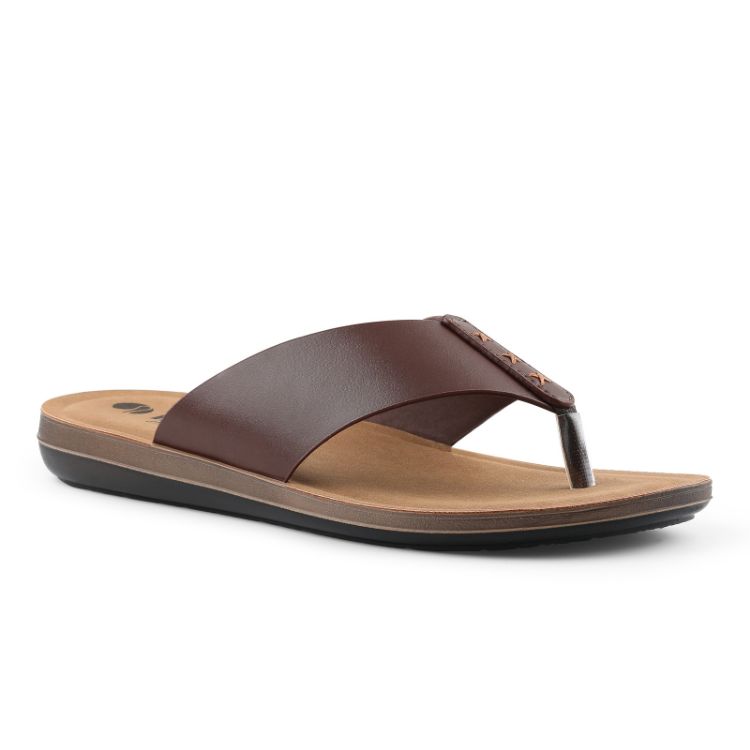 Picture of Men's flip flops stitched detail - da25