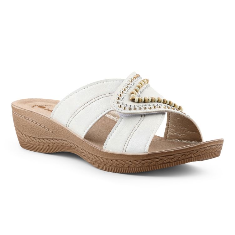 Picture of Beaded pull-on slippers - dl02