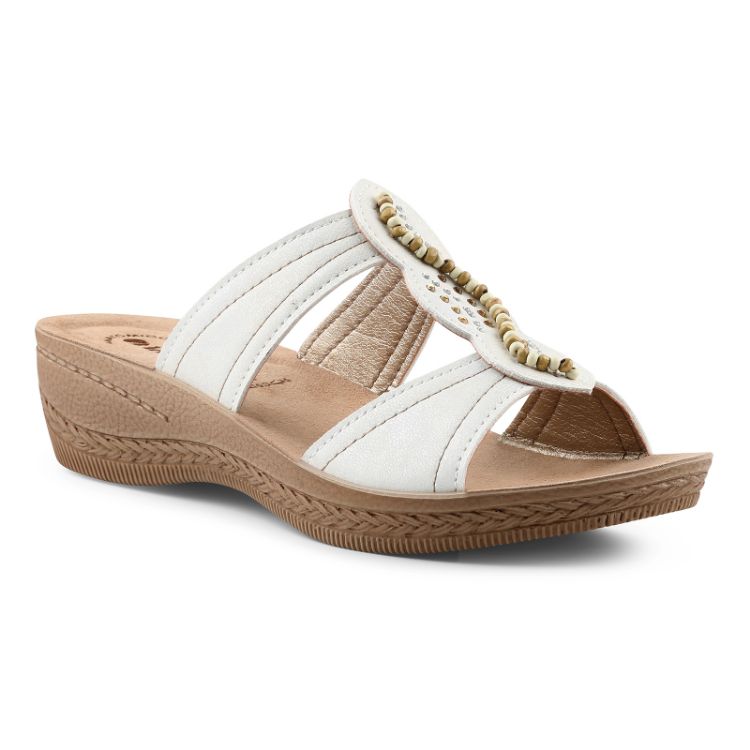 Picture of Women's slippers with beads and rhinestones - dl03