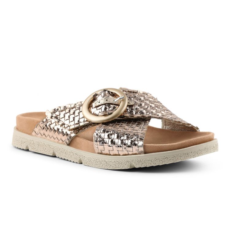 Picture of Slippers with metallic raffia - nr06