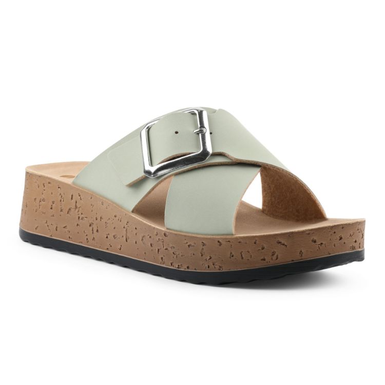 Picture of Double strap slippers with buckle - pk42