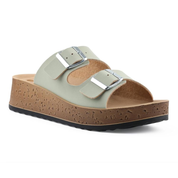 Picture of Double strap slippers with buckles - pk44