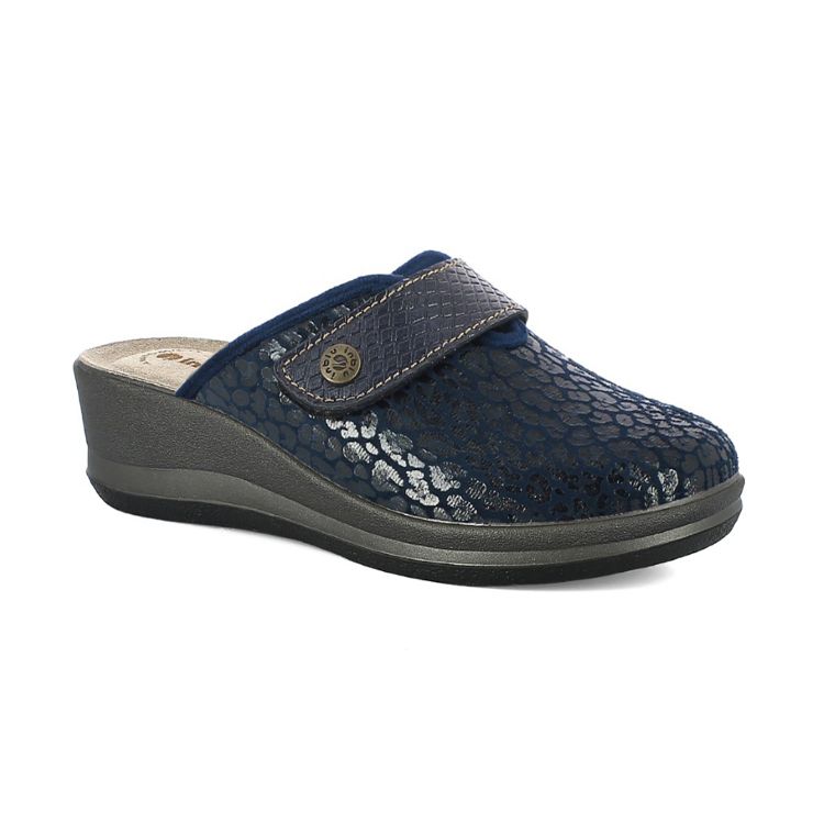 Immagine di PANTOFOLE ZEPPE ANIMALIER CHIUSURA A STRAPPO - GI30