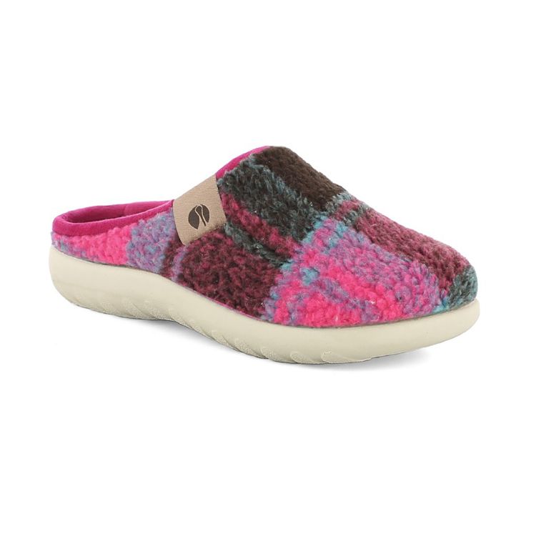 Immagine di PANTOFOLE QUADRETTI MULTICOLOR - ET46