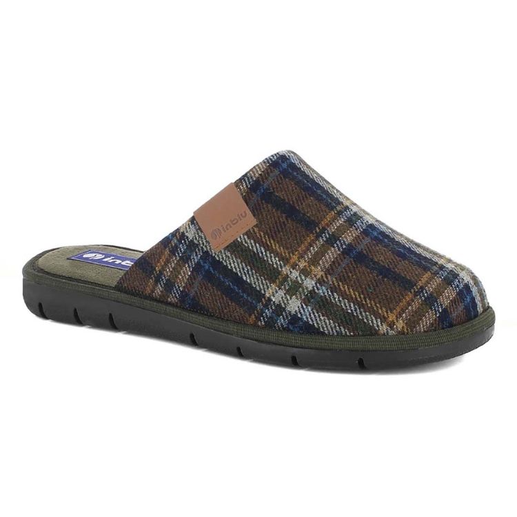 Immagine di PANTOFOLE UOMO TARTAN MULTICOLORE - 9135