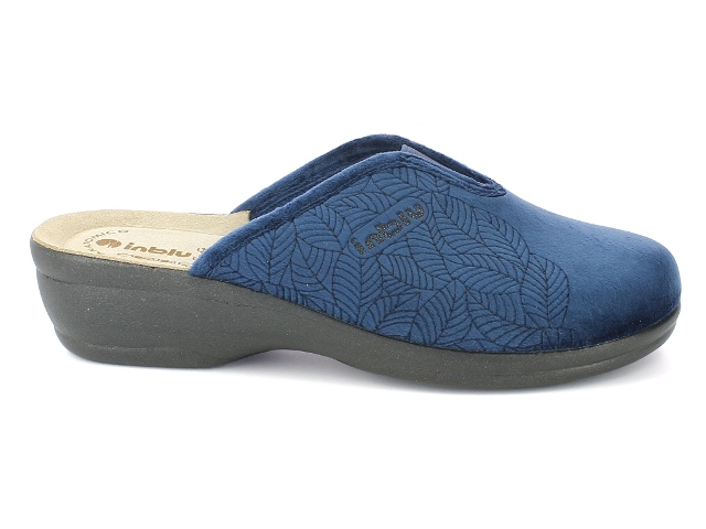Ciabatte Inblu Con Elastici E Strass – Vera Pelle, Sottopiede Anatomico, Zeppa 3,5 Cm, Comode Per Interno/esterno - 4