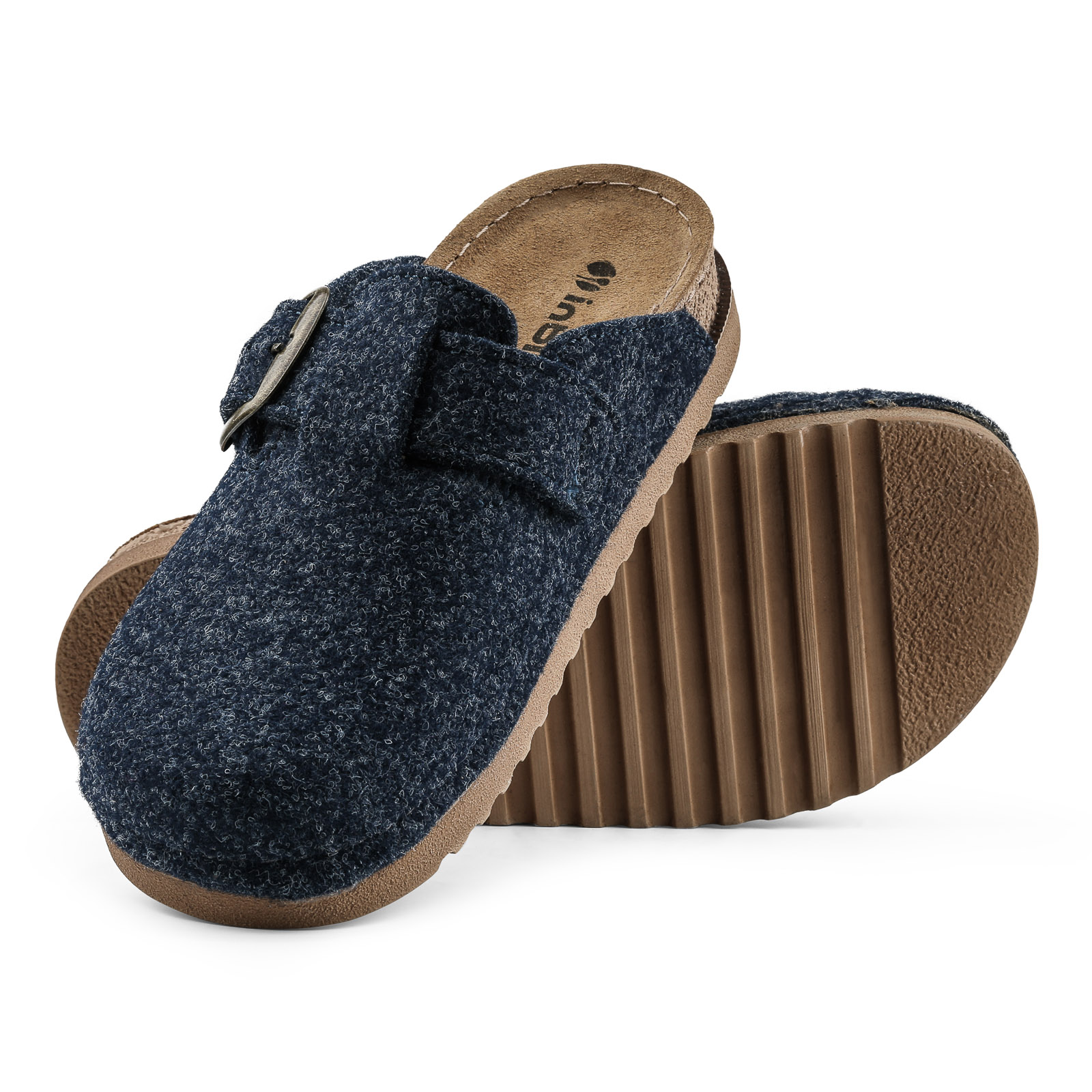 inblu Pantofole Ecofriends Zoccoli Donna Con Foglie, Suola E Tomaia In Materiale Riciclato, 35/41 ZoccoliDonna
