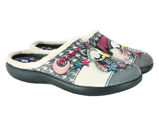 Pantofole Donna Inblu Con Cuore In Velluto: Plantare In Pelle Imbottito E Tacco 3,5 Cm - 4