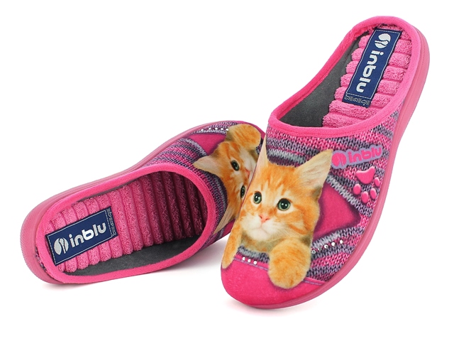Inblu Pantofola con Unicorni Arona, Bambina - 005 (Fucsia