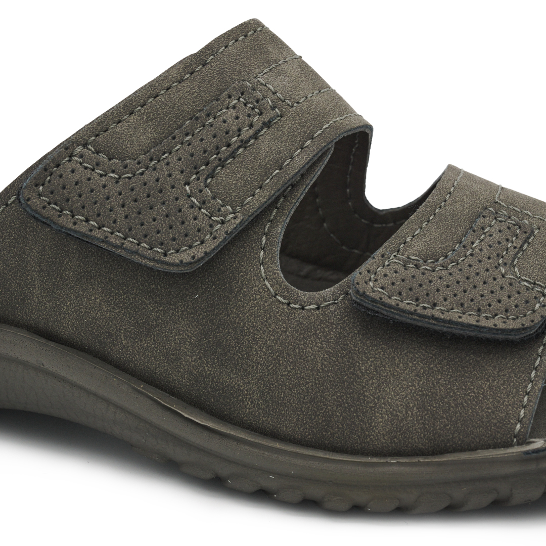 Ciabatte Uomo Inblu Ecopelle - Doppia Fascia Regolabile, Plantare Imbottito - Comfort Estivo - Foto 9