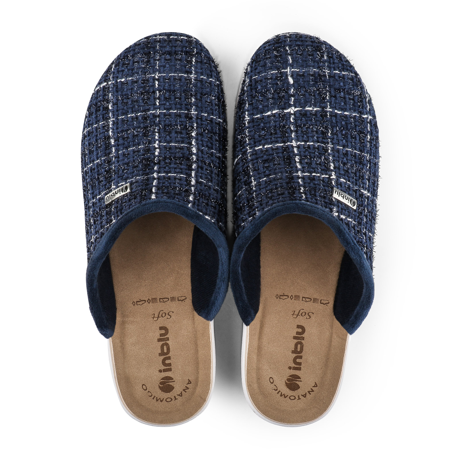 Pantofole Terry 422 Blu da Uomo